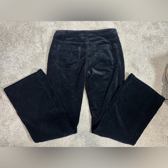 Pilcro by Anthropologie Black Corduroy Mid Rise Flare Pants - Picture 3 of 10